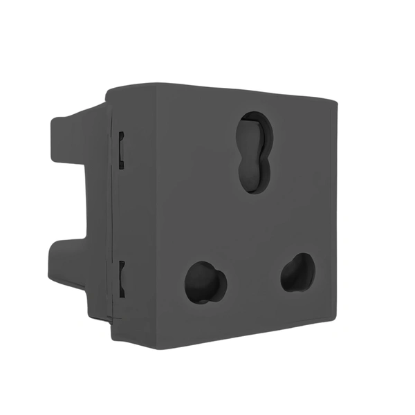 Hager 16A Socket Protruded anthracite (Black) WSNSK42A Hager - 