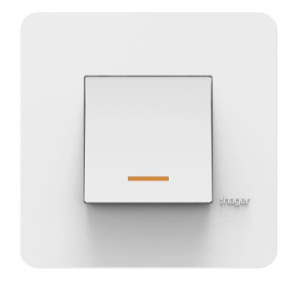 Hager 32A DP Switch White - WSNSL92