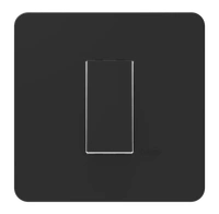 Hager 6A 1 Way Switch anthracite (Black) WSNSW11A Hager - 