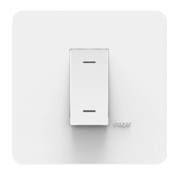 Hager 6A 2 Way Switch White- WSNSW21