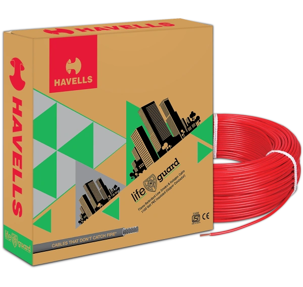 Havells HAVELLS 4.0 SQMM FRLS COPPER 180 MTR WIRE - Black