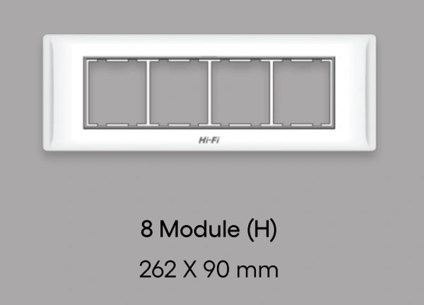 Hi Fi HiFi Plate 8M Horizontal Silverline