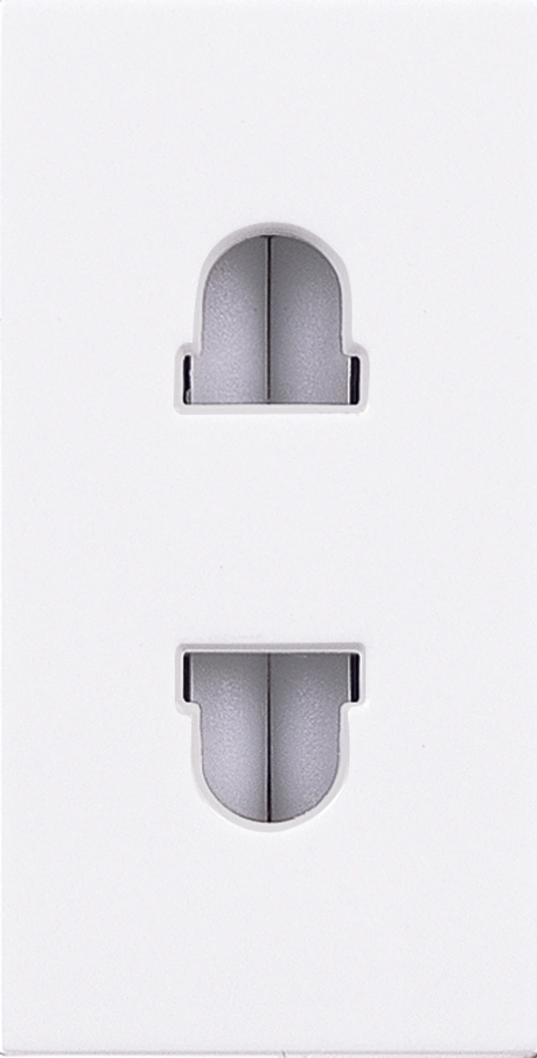 Lisha 2Pin Socket 6A - White