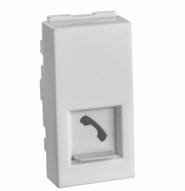 Lisha RJ11 Telephone Socket- White