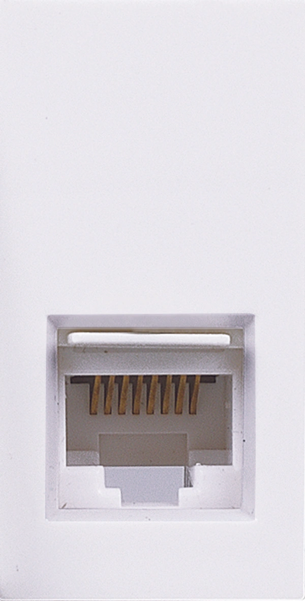 Lisha RJ45 CAT6 Data Socket- White