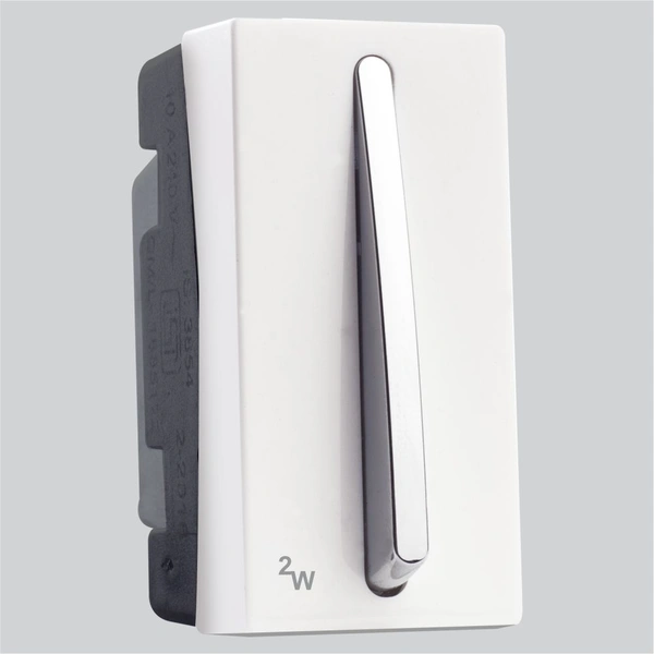 Lisha Slimz Switch 10A 2Way- White