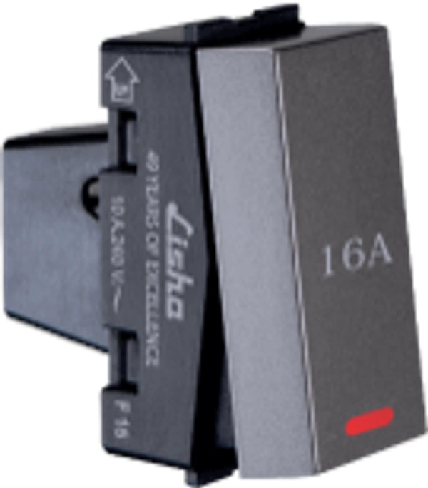 Lisha Spl7 Switch 16A With Indicator 1Way- Grey