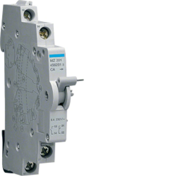 Hager MCB Auxiliary Contact 1NO+1NC - MZ201 Hager