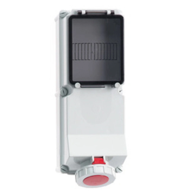 Neptune 63A 5PIN IP67 Socket Outlet with MCB Provision THREE PHASE Neptune - 63A - 5 PIN- 15001