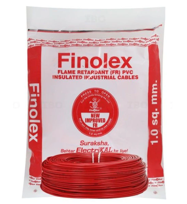Finolex 1.0 Sqmm FR Wire 180Mtr - Red