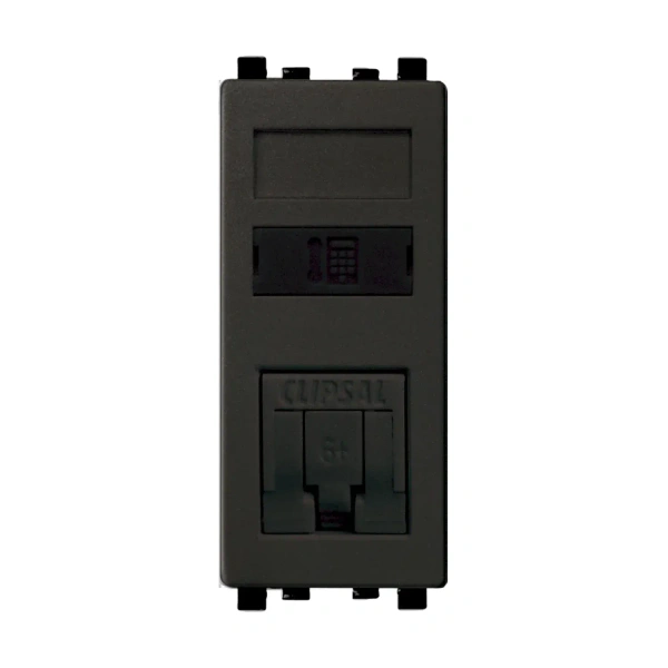 Schneider Zencelo RJ45 Cat6 Data Socket Grey