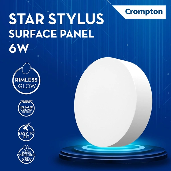 Crompton STYLUS ROUND SURFACE LED PANEL CROMPTON - 6W