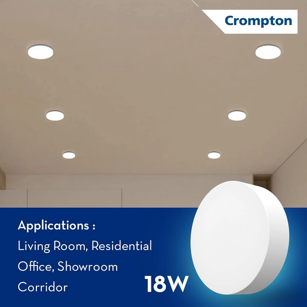 Crompton STYLUS ROUND SURFACE LED PANEL CROMPTON - 18W