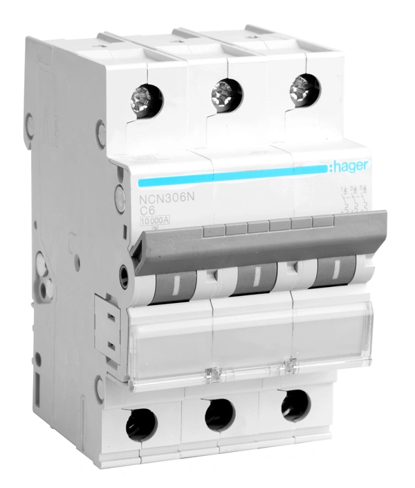 Hager 16A TP MCB 'C' Curve Hager - 16A - NCN316N