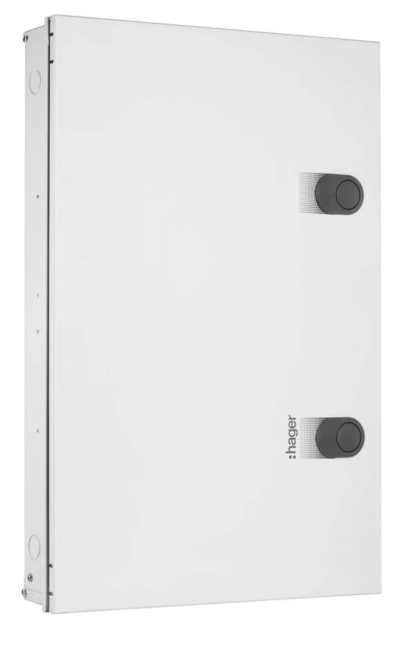 Hager Vertical TPN DB (MCB Incomer) Hager - 8 way, 12+24 modules - VYV08DL-P