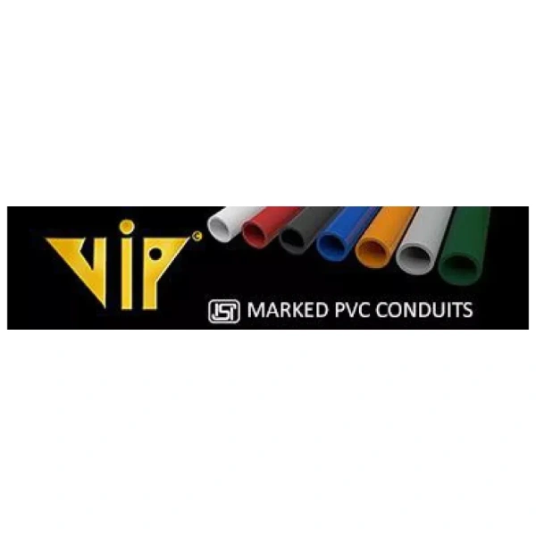 VIP 20MM PVC Pipe ISI HMS Black (3Mtr - Length)