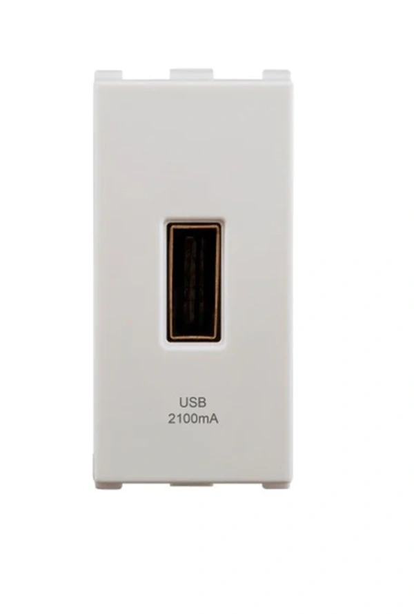 Panasonic Vision USB-A Charger, Single Port(2.1A, 5V DC), 1M - WIM1341