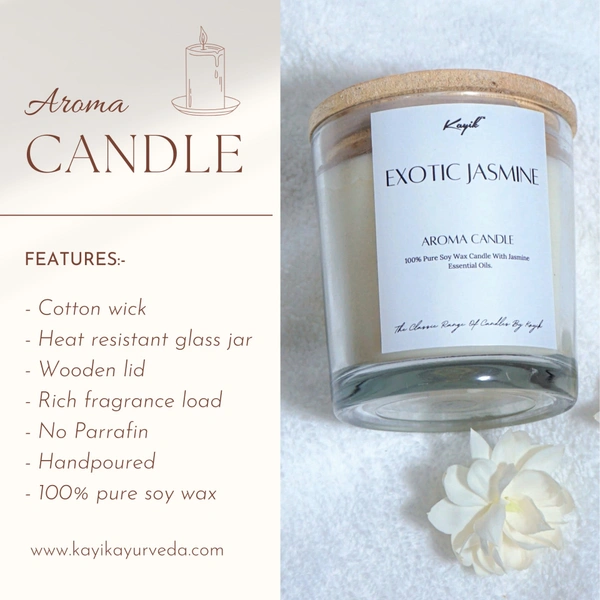KAYIK EXOTIC JASMINE AROMA CANDLE