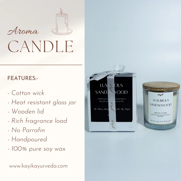 KAYIK LUXURIOUS SANDALWOOD AROMA CANDLE