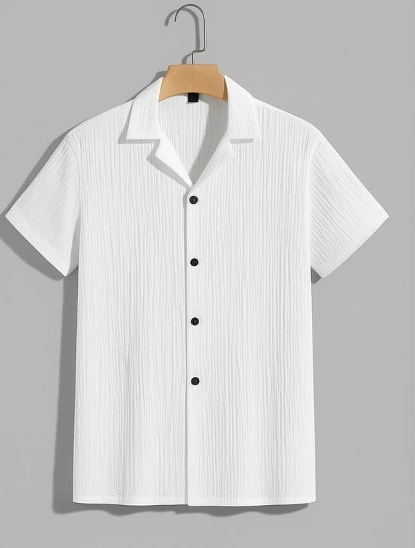 Deozn Popcon Men's Shirt - White, L