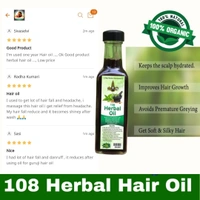 108 Herbs Hair Oil - ( 100ml ) Hair Growth /108 மூலிகைகள் முடி எண்ணெய் - முடி வளர்ச்சி - 1 Bottle - 100 ML 🔴 Prepaid Only