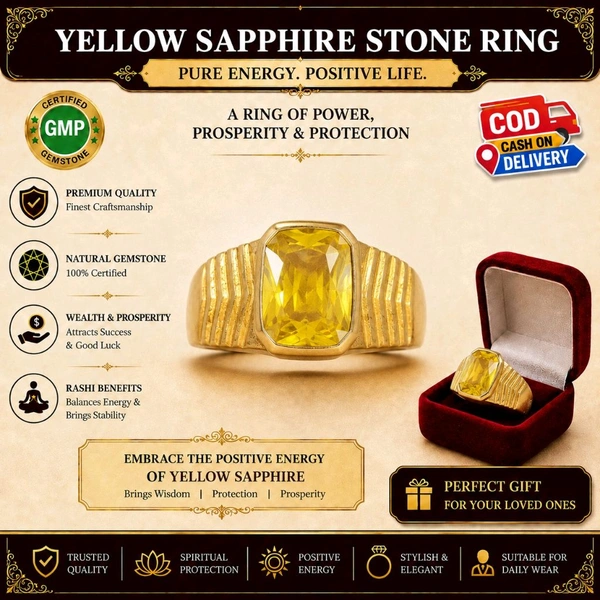 Yellow Sapphire (Pushparagam / Pukhraj) - With Certificate
