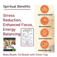 Original Karungali Mala - German Silver 8 Mm