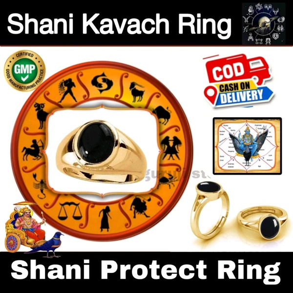 Shani Protect Ring - Shani Kavach Ring 