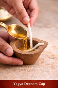 Panchagavya yagya deepam cup-100 Pcs