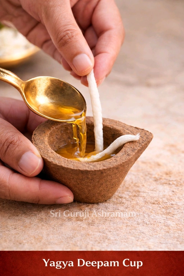 Panchagavya yagya deepam cup-100 Pcs