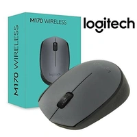 Logitech M170 2. 4GHz Wireless 3-Button Optical Scroll Mouse w/Nano USB Receiver (Black)