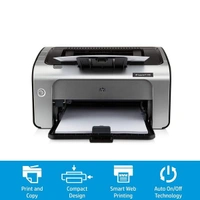HP Laserjet P1108 PLUS Single Function Monochrome Laser Printer - 13.7 x 93.7 x 7.7, Black