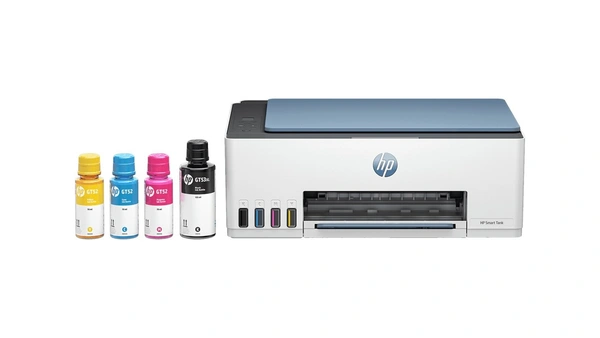 HP Smart Tank 585 AIO WiFi Color Printer (Upto 6000 Black and 6000 Colour Prints in The Box). - Print, Scan & Copy for Office/Home Get Free Smartwatch on Redemption