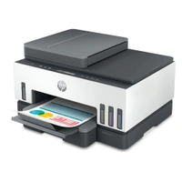 HP Smart 750 WiFi Duplex Printer with Smart-Guided Button, Print, Scan, Copy, Wireless and ADF, Hi-Capacity Tank with auto Ink, Paper Sensor, up to 12K Black or 8K Color Pages of Ink in The Box