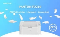 Pantum P2210 Monochrome Laser Printer - 38 x 27 x 23