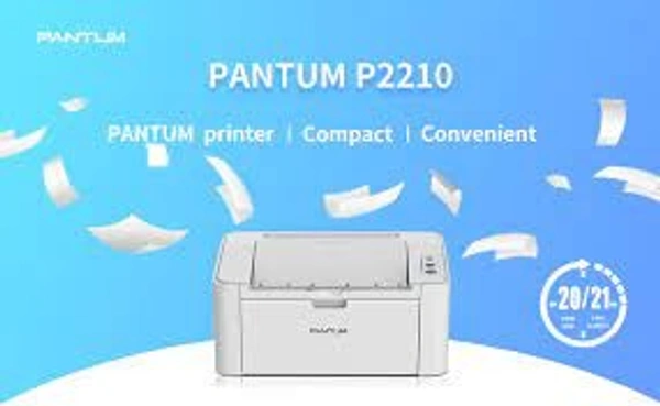 Pantum P2210 Monochrome Laser Printer - 38 x 27 x 23