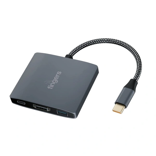 Fingers TopNotch 3-in-1 Type-C USB HUB