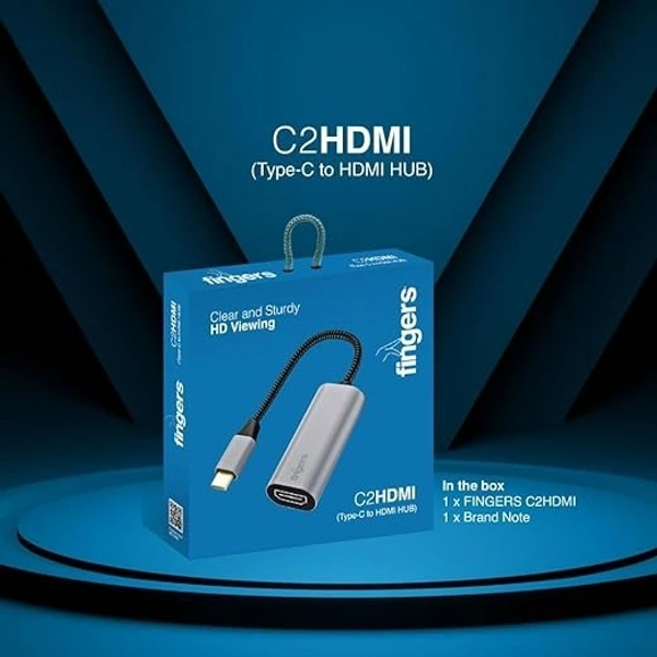 Fingers FINGERS C2HDMI Type-C to HDMI Hub