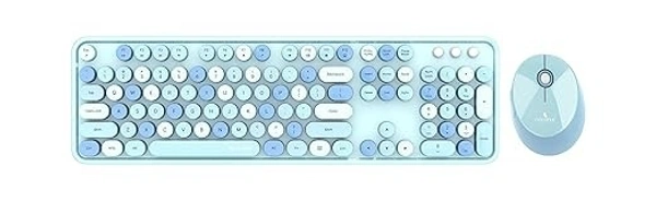 Coconut Retro Combo Wireless Keyboard & Mouse