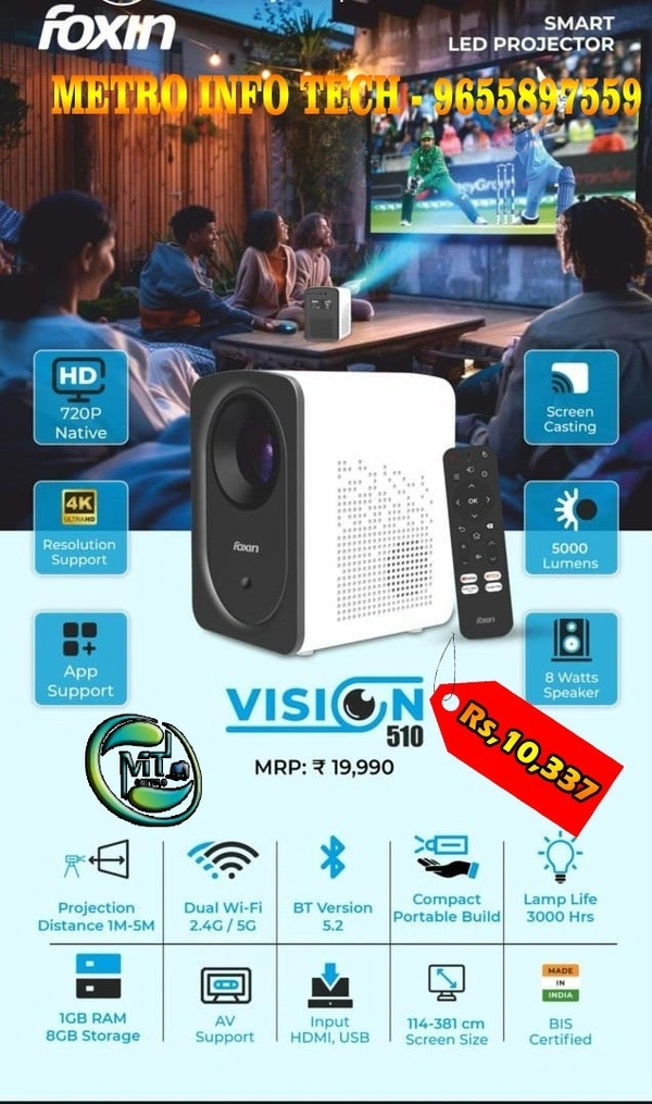 FOXIN VISION 510 PROJECTOR