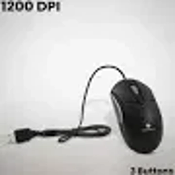 Zebronics Judwaa 555 Combo Mouse and Wired USB Laptop Keyboard