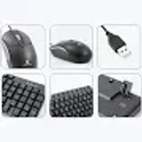 Zebronics Judwaa 555 Combo Mouse and Wired USB Laptop Keyboard