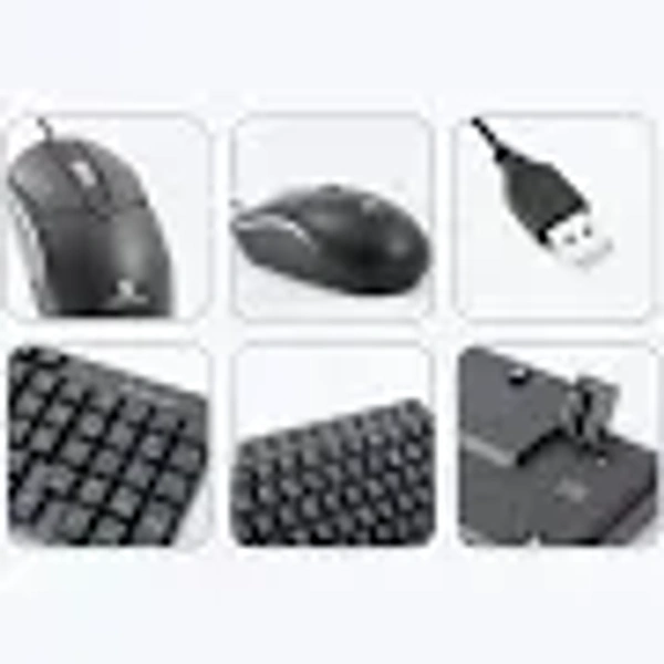 Zebronics Judwaa 555 Combo Mouse and Wired USB Laptop Keyboard