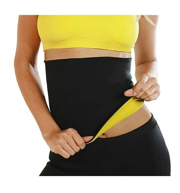 Hot Shaper Slimming Belt for Men and Women(Black) - Black, Sweat Belt, Pack Of 1
