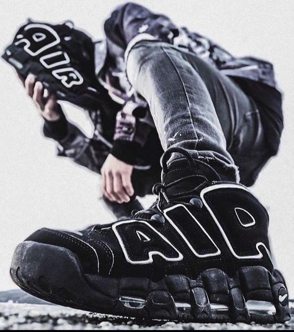 Nike Air More Uptempo Black - 40-45