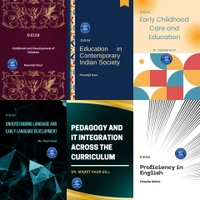 Vinod Publications D.El.Ed. BOOKS (Complete COURSE Set) ALL SUBJECTS (Total 17 Books) English Medium ( BEST-SELLER ) Vinod Publications - Navneet Kaur, Paramjit Kaur, Dr. Tajinder Kour, Ms. Rajni Koul, Dr. Majeet Kaur Gill, Deepika Mehta, Dr. Saroj Rani, Dr. Usha Tickoo, Dr. Ashwin Singh, Dr. Kawalbir Kaur Mahal, Dr. Bharti Singh Latawa, Dr. Bhupinder Kaur, Manmohan Singh Saini, Dr. Raman Preet Kaur, Dr. Mandeep Kaur, Dr. Rajni Jagga, Kirandeep Kaur, Dr. Amandeep, Dr. Shruti Mehta, Dr. Sanjay Rana, Dr. Arch