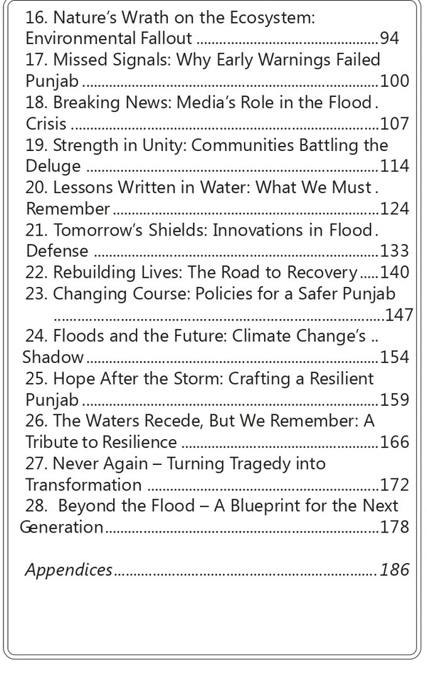 Vinod Publications PUNJAB FLOODS 2025 - Sukhwinder Singh