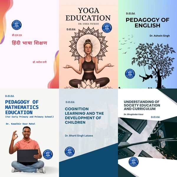 Vinod Publications D.El.Ed. BOOKS (Complete COURSE Set) ALL SUBJECTS (Total 17 Books) English Medium ( BEST-SELLER ) Vinod Publications - Navneet Kaur, Paramjit Kaur, Dr. Tajinder Kour, Ms. Rajni Koul, Dr. Majeet Kaur Gill, Deepika Mehta, Dr. Saroj Rani, Dr. Usha Tickoo, Dr. Ashwin Singh, Dr. Kawalbir Kaur Mahal, Dr. Bharti Singh Latawa, Dr. Bhupinder Kaur, Manmohan Singh Saini, Dr. Raman Preet Kaur, Dr. Mandeep Kaur, Dr. Rajni Jagga, Kirandeep Kaur, Dr. Amandeep, Dr. Shruti Mehta, Dr. Sanjay Rana, Dr. Arch