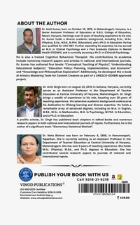 Vinod Publications ज्ञान की प्रतिध्वनि : पूर्वी और पश्चिमी दर्शनिकों का शैक्षिक दर्शन (ECHOES OF WISDOM: EASTERN AND WESTERN PHILOSOPHER'S EDUCATIONAL DARSHAN) As per NEP 2020 A Resource book for B.Ed., B.Ed I.T.E.P. and M.Ed. Programs - DR. AMIT KUMAR, DR. AMIT SINGH, DR. NEHA BISHNOI, 978-81-969592-3-4