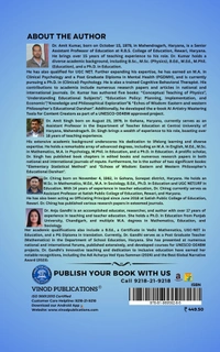 Vinod Publications अधिगम के लिए शैक्षिक आकलन  (EDUCATIONAL ASSESSMENT FOR LEARNING) As per NEP 2020 A Resource book for B.Ed., B.Ed I.T.E.P. and M.Ed. Programs - Dr.Amit Kumar, Dr. Amit Singh, Dr. Chirag, Dr. Anju Gandhi, 978-81-969592-6-5